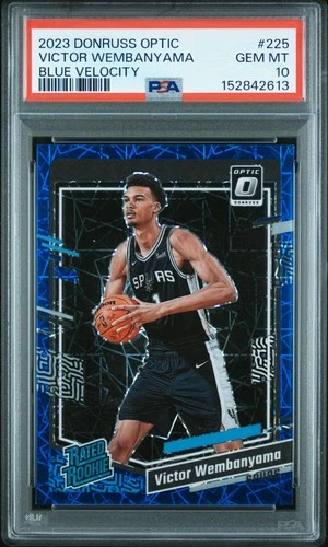 Victor Wembanyama 2023 Donruss Optic Victor Wembanyama #225 Blue