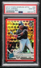 2019 Donruss Optic Rated Rookies Red Pandora Prizm 43/99 Eloy Jimenez PSA 10 8uc