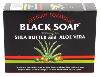 African Formula Black Soap Shea Butter & Aloe Vera 3.5 OZ
