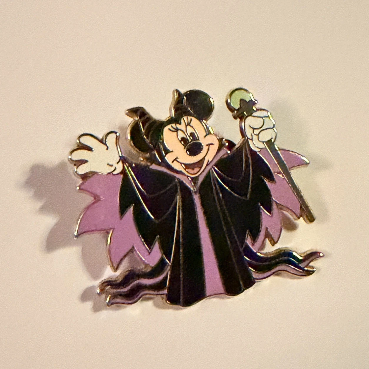 Disney Minnie Mouse Dressed as Maleficent Sleeping Beauty Villain Pin 2007