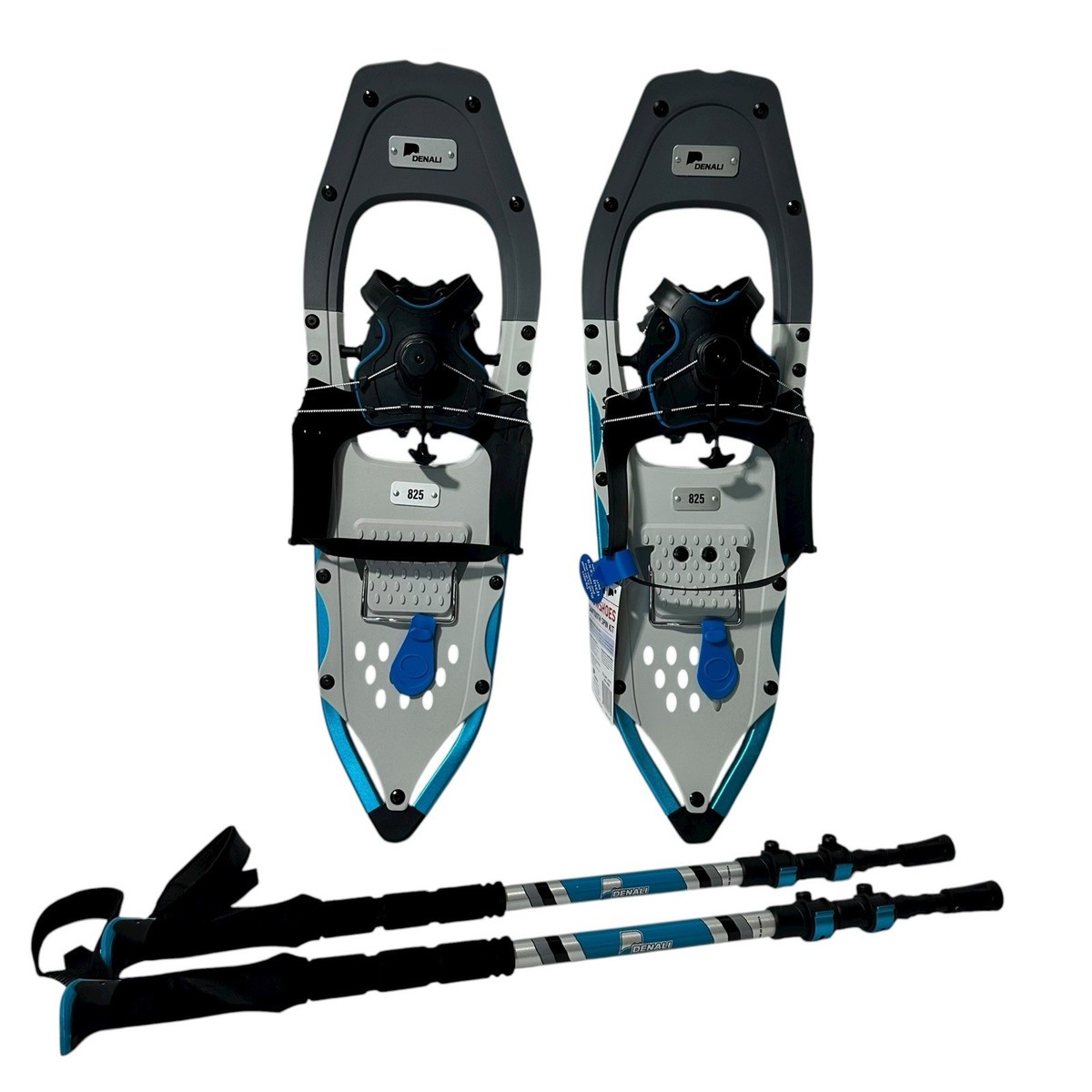 Denali Unisex Sawtooth Spin Snowshoe 8×25 w/ Poles & Bag – New Winter Hiking Snowshoes for Walking on Snow – Denali Sawtooth Spin 8x21  main image 4