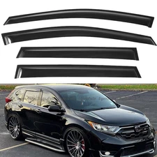 Fits for 2017-2021 Honda CR-V JDM Window Visors Sun Rain Guards Wind Deflector