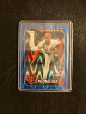 2024 Topps Chrome Update Blue RayWave Refractor 065/150 Randy Rodriguez RC
