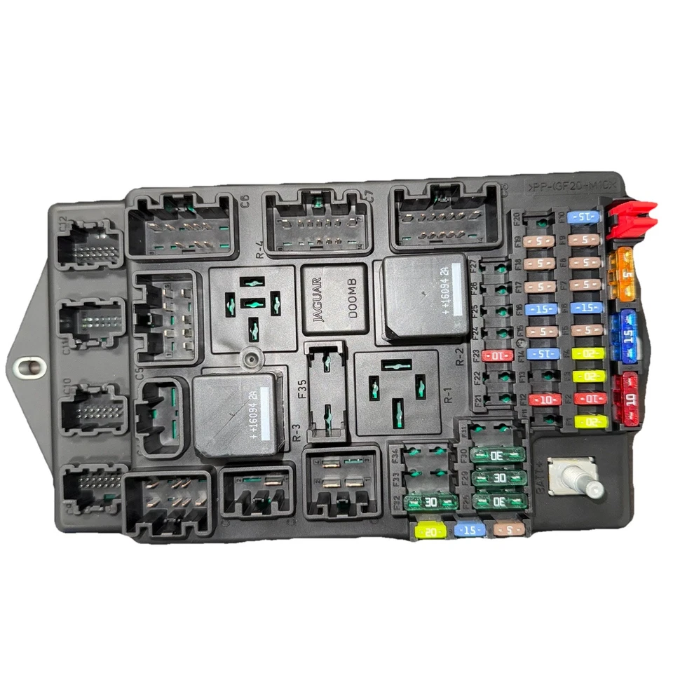 Bloco de junção módulo de controle de carroceria Jaguar XKR 6W8314A073BH - Imagem 2 de 2