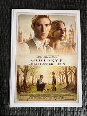 Goodbye Christopher Robin | 2017 | Cinema Filmplakatkarte