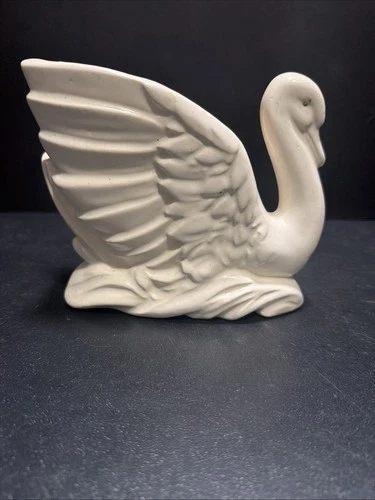McCoy Vintage White Swan Planter