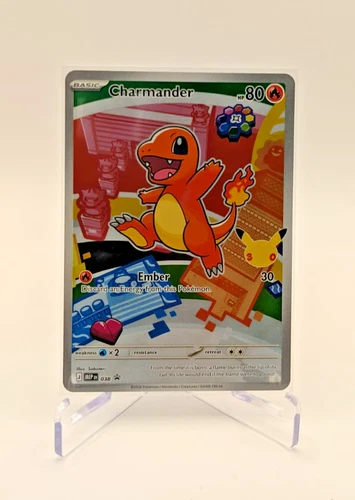 2026 CHARMANDER MEP #038 FIRST PARTNER ILLUSTRATION RARE PROMO PACK FRESH NM+