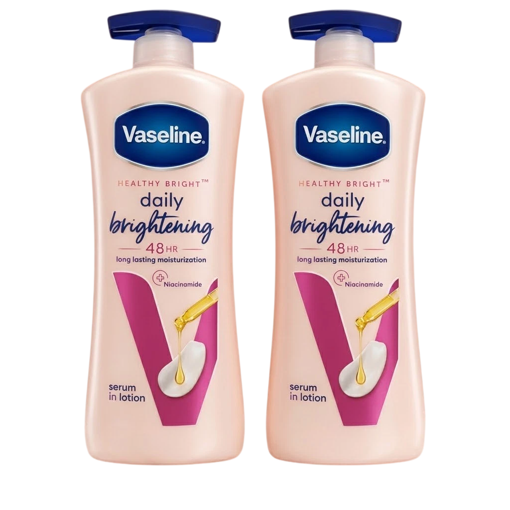 Vaseline Healthy Bright Non Greasy Lotion Pump 600ml - Image 3