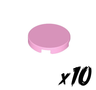 10x LEGO 14769   2x2 Fliese rund   tile round   hell pink   bright pink
