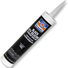 Black Silicone Adhesive Sealant 12.9oz Waterp...