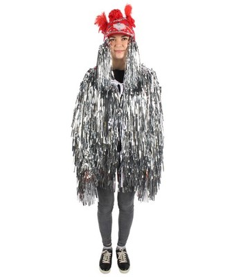 Adult Unisex DJ Tinsel Costume| Multiple Color Options| | HC-1931TTK