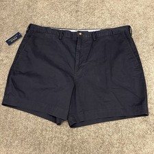 Polo Ralph Lauren Shorts Mens 42 Blue Classic Fit 6" Chino Stretch Cotton NEW 89