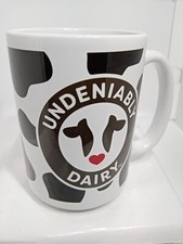 MILK MUG. UNDENIABLE MILK MUG. DAIRY MILK MUG. COW DECO MUG. B357