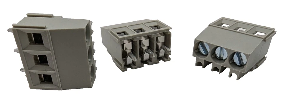 100 Wieland 25.161.0353.0 Terminal Block 3Position Wire-to-Board 5mm 22-12 AWG - Image 2 of 4