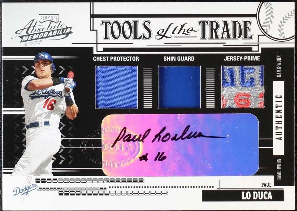 Triple Black Prime Materials Autographs