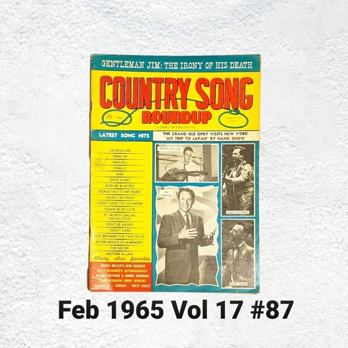 Country Song Roundup Fan Mag 1950s-60s Johnny Cash Don Gibson Marty Robbins - Picture 10 of 11