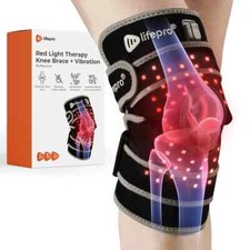 LifePro Red Light Therapy Knee Brace - Portable Infrared Device for Pain Relief