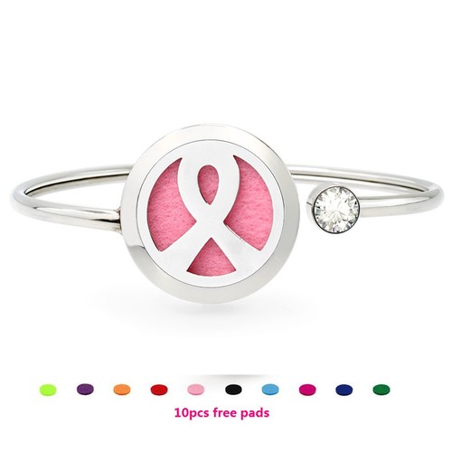 25mm  Rotatable Perfume Bangle Bracelet  Diffuser Essential Aromatherapy Locket - Picture 49 of 209