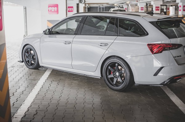 Maxton Design Seitenschweller Ansatz (Paar) V.1 Passend FüR Skoda Octavia RS Lif-image