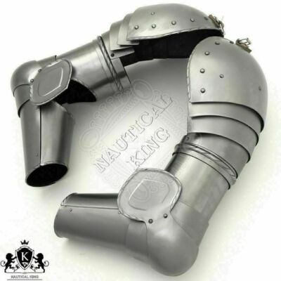 Christmas Medieval Pair Of Arm Guard with Pauldrons Knight Shoulder Armor