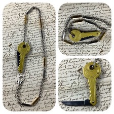 Pocket Watch Chain With key Knife Fob
