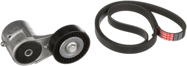 Gates K015PK1210 V-Ribbed Belt Set For Chevrolet Opel Vauxhall-image