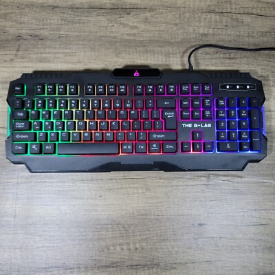 The G-Lab Wired Keyboard Keyz-120 CMD6089 Multi-Color Light | eBay