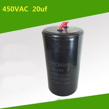 CBB60 Motor Start Capacitor 20MFD 20uF 450VAC 450V HVAC for washers