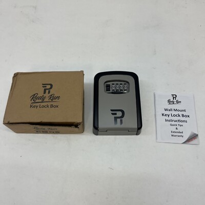 Key Lock Box Outside  Rudy Run Wall Mount Lockbox  Keys Outdoor Combination