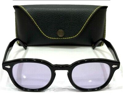 MOSCOT LEMTOSH 49 24-145 SUNGLASSES BLACK FRAME LIGHT PURPLE MOSCOT LEMTOSH 49 24-145 SUNGLASSES BLACK FRAME LIGHT PURPLE