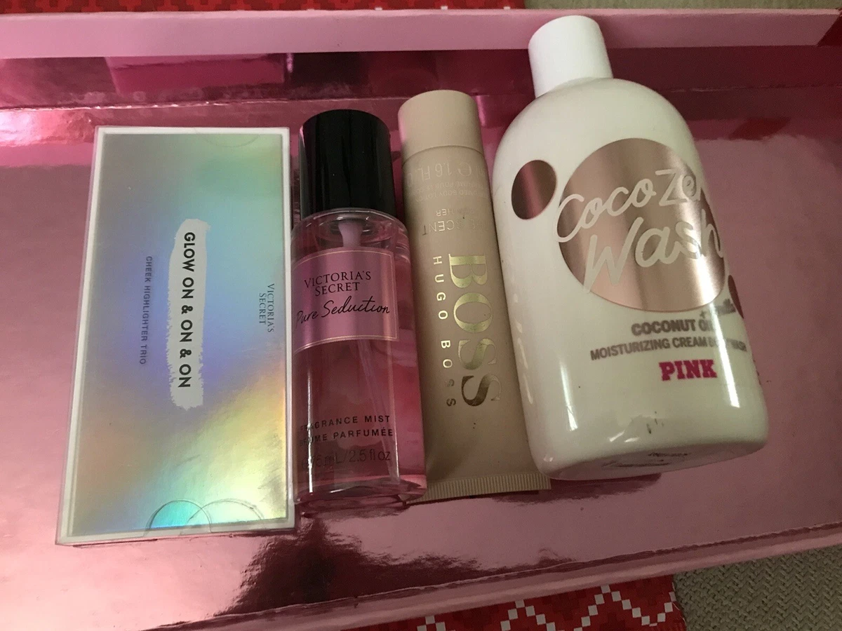 Vs PINK HUGO BOSS 4 Pack 1 GLO ON CHEEK HIGHLIGHTER TRIO 1