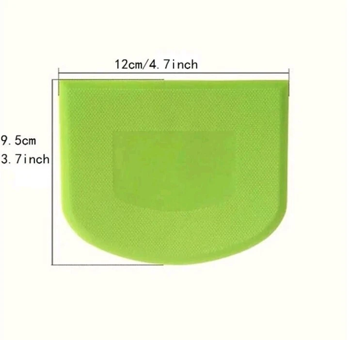 Raspador de plástico PP para herramientas para hornear de 1 pieza Foto 3 de 4