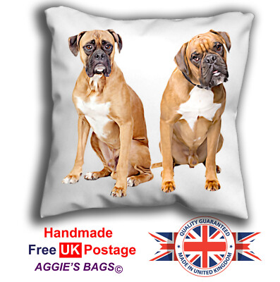 boxer dog cushion