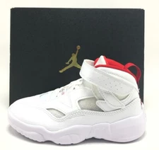 *NEW* Kids NIKE AIR JORDAN JUMPMAN TWO TREY BASKETBALL (PS) White (DQ8432 160)