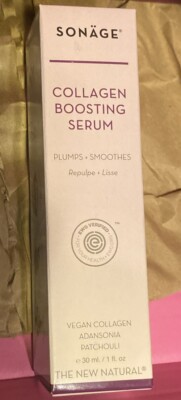 Sonage Collagen Boosting Serum 1 Fl Oz Plumps Smoothes Vegan Skincare FRESH IPSY