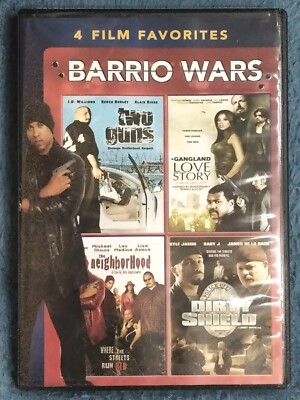 BARRIO WARS: 4 Film Favorites (DVD, 2013) Two Guns/Dirty Shield/The Neighborhood