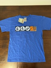 Scooby Doo Soccer League Sort Sleeve Shirt Blue Youth Large Y2K Classic VTG NWT