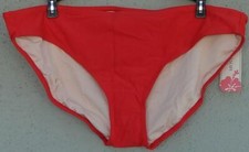 Tropical Escape Bikini Bottom - Size 14 - Tomato Red - BRAND NEW WITH TAGS