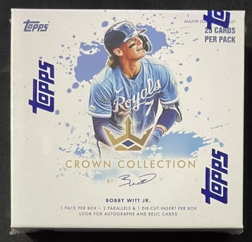 2022 Topps X Bobby Witt Jr. Crown Collection Baseball Factory Sealed Box