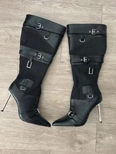 ego official boots size 9 y2k with silver buckles. brand new