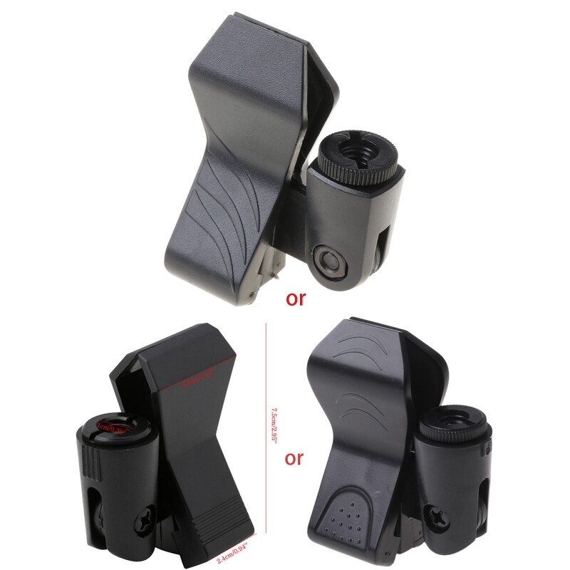 Flexible Microphone Mic Stand Accessory Plastic Clamp Clips