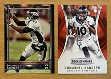 Emmanuel Sanders (2) 2015 Topps & 2016 Rookies And Stars Denver Broncos NM