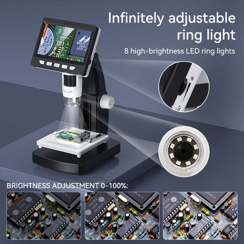 1set 1000X Digital Microscope 8LED Real Shot Rendering, Computer Microscope, Ele - Picture 3 of 6