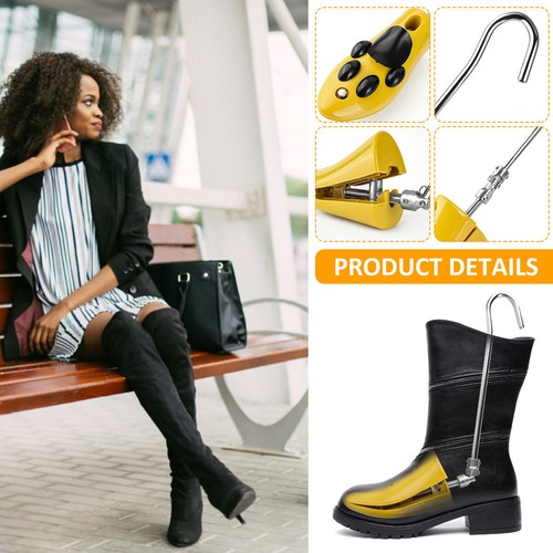 2 Pcs Shoe Stretcher with Accessories Rod Adjustable Shoe Boot Stretcher SN - Picture 5 of 11