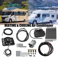 Cool &Heat DC 12V Underdash Electric Air Conditioner Universal Auto Car A/C Kit