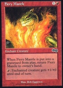 Fiery Mantle x4 - Urza's Saga - NM-Mint, English - Urza's Saga