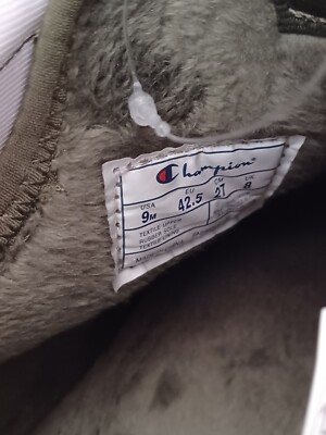 NEW CHAMPION RALLY DRIZZLE SLIPPERS BOOTS OLIVE GREEN CAMO  display picture 3
