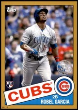 Robel Garcia 2020 Topps 1985 35th Anniversary 5x7 Gold #85-29 8/10 Cubs