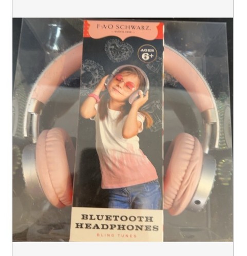 FAO Schwarz Girl's Bluetooth Headphones Bling Tunes