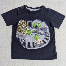 Tommy Bahama Dinosaur T Shirt Baby 18 Month Dark Gray Dynamite Gold S/S FreeShip